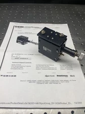 Thorlabs Photon Control AMR001DP/M NanoRoll Piezo Flexure Stage