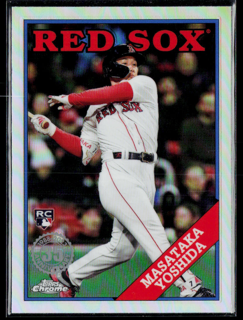 2023 Topps Chrome Update Masataka Yoshida 1988 Topps Baseball 35th Anniversary