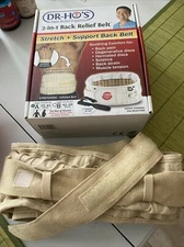 DR-HO'S 2 in 1 Back Relief Stretch and Support Belt