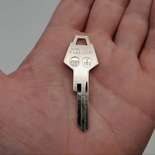 2x Ilco 1769CH Key Blanks for Chrysler Nickel Plated