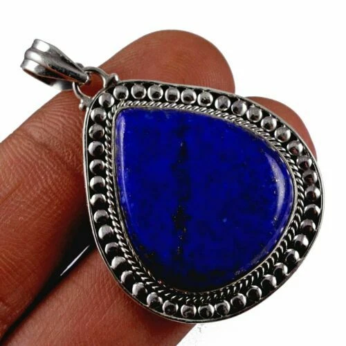 Gioielli di lusso in argento sterling pietra principale lapislazzulo 925 parti su 1000