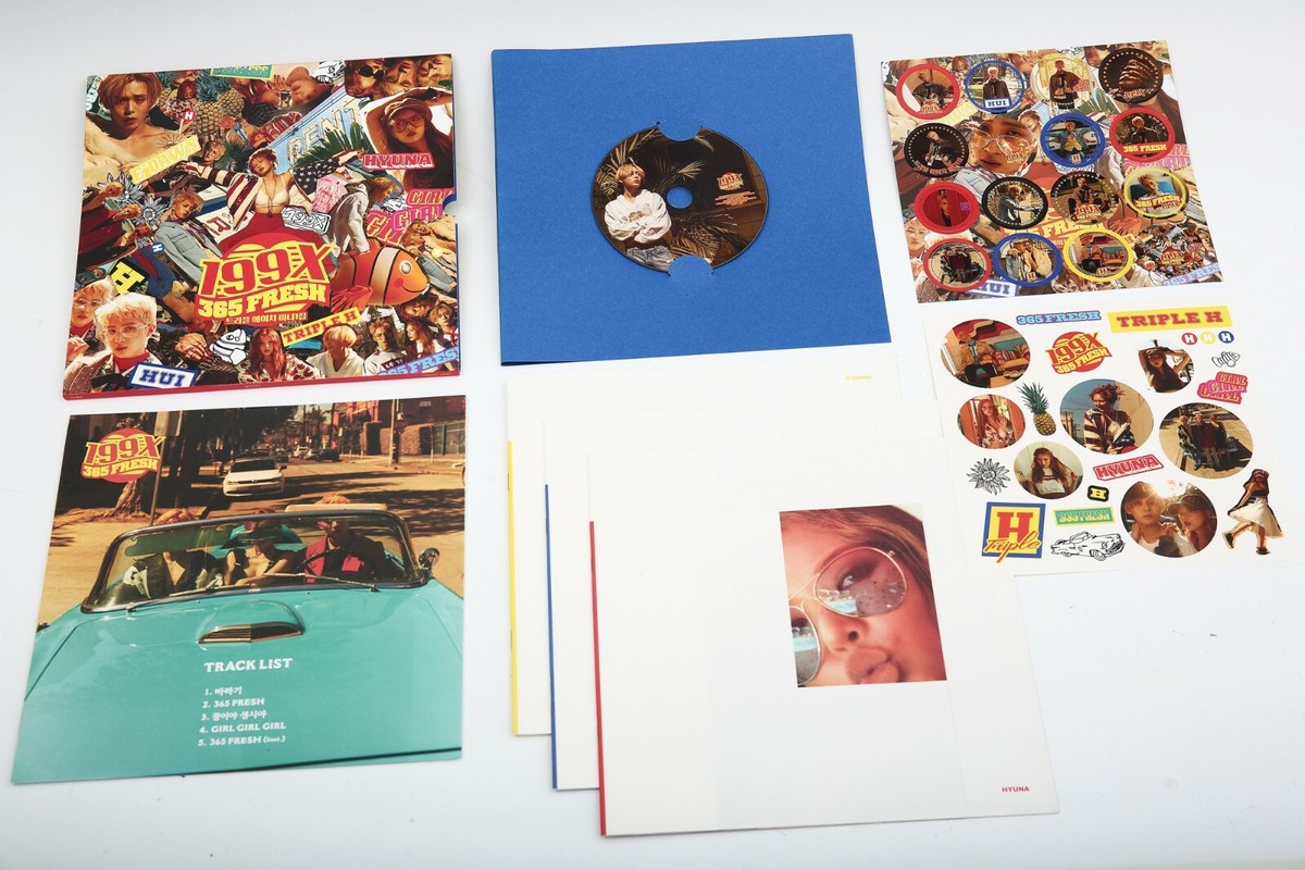 Triple H 199X CD – HyunA, EDawn, Hui | 1st Mini Album | Rare Kpop