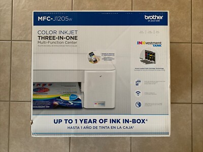 Brother Mfc-j1205w INKvestment Tank Wireless Multi-function Color Inkjet Printer
