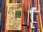 VTG 60's Rival Grind-O-Mat Meat Grinder Model 359 Clamp-On Complete Original Box