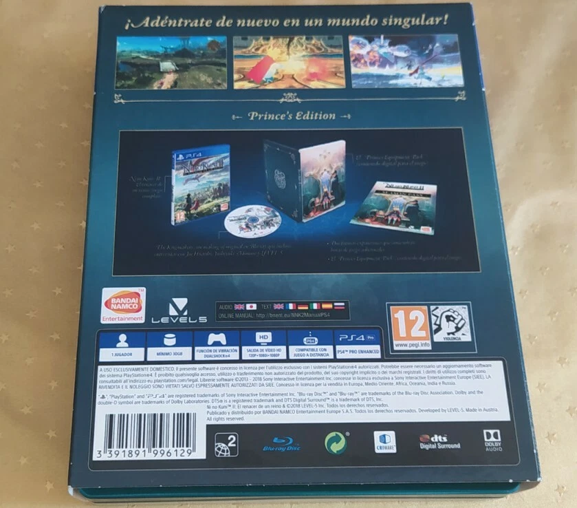 NI NO KUNI 2 EL RENACER DE UN REINO PRINCE EDITION PLAYSTATION 4 PAL ESPAÑA, foto 2 de 5