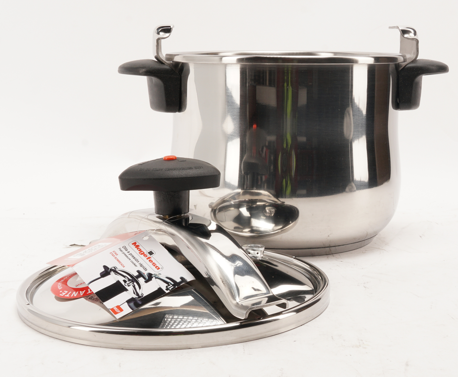 Magefesa Star Belly 8-Quart Stainless Steel Pressure Cooker