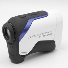 Nikon COOLSHOT Pro II Stabilized Golf Laser Rangefinder White Compact Handy Used