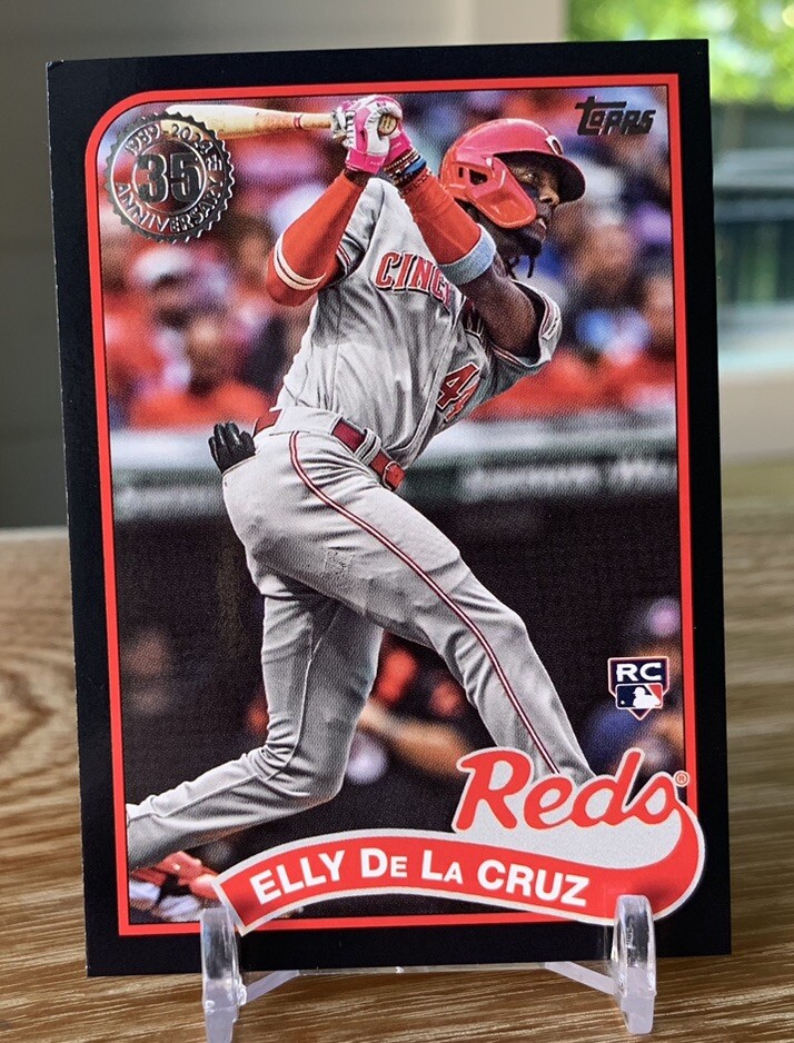 ELLY DE LA CRUZ 2024 Topps Series 2 1989 Black Border SP /299 RC CINCINNATI REDS