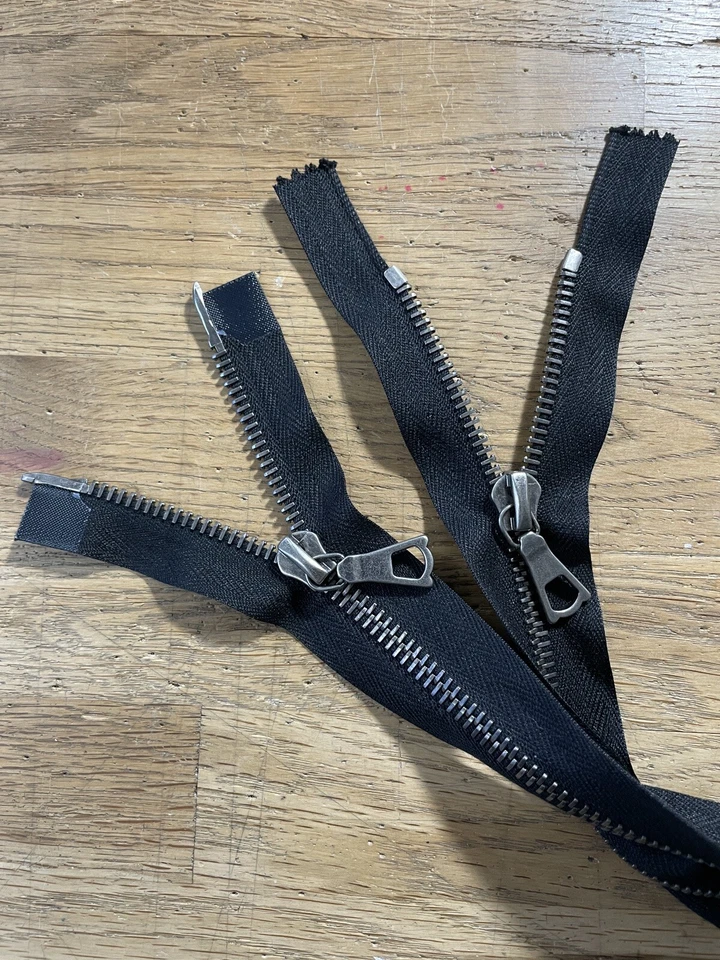 RiRi Cremallera m6, 2 Vías Sep Extrem Bronce Blanco Ennegrecido, Negro, Flach 21, 26.75” Foto 2 de 4