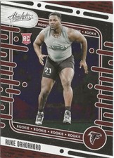 2024 Panini Absolute Ruke Orhorhoro #135 Rookie RC Atlanta Falcons