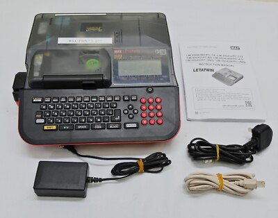 MAX Letatwin LM-550A2/PC Cable Tube Label Printer | eBay