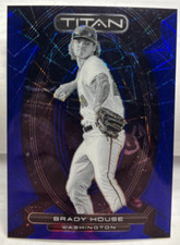 Brady House 2023 Panini Chronicles Titan #14 - BLUE VELOCITY Prizm #'d 29/99