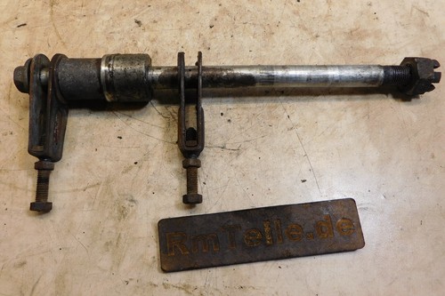 Kawasaki LTD 440 KZ440A Hinterradachse Achse hinten Steckachse Kettenspanner