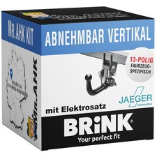 F�r BMW 4er F32/F33 14-21 Brink Anh�ngerkupplung vert. abnehmbar mit 13pol spez