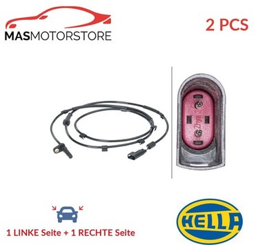 ABS SENSOR DREHZAHLFÜHLER PAAR HINTEN HELLA 6PU 012 679-901 2PCS P NEU