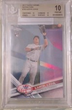 2017 Topps Chrome Refractor Aaron Judge RC #169  BGS 10 pristine Yankees MVP