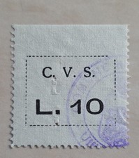 072)  LOCAL ITALY, REVENUE STAMP C.V.S. L.10