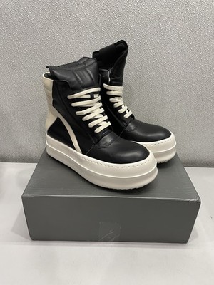 Rick Owens Mega Bumper Geobasket High Top Sneakers Men's US 9