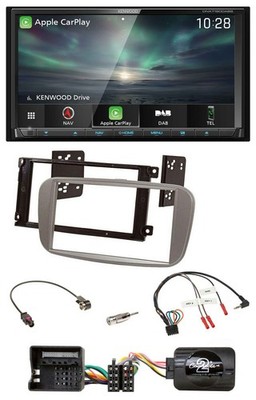 Kenwood Bluetooth USB 2DIN Lenkrad TMC DAB Navigation für Ford Mondeo S-Max ab 0