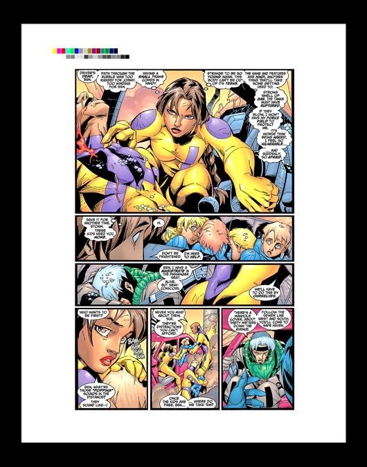 Ron Lim Fantastic Four #12 Rare Production Art Pg 11