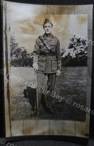 WW1 RFC/RAF 56 Sqn Ace -Lt Arthur Rhys Davids later KIA - archive photo 9 by 6cm