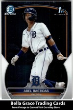 2023 Bowman Abel Bastidas #BCP-113 Detroit Tigers Chrome Prospects MLB Baseball