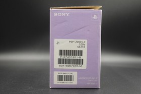 Sony PSP-2000  Lavender Purple Console Boxed Region Free Tested Working Good