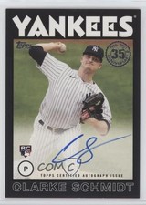 2021 Topps 1986 Baseball Series 2 Black 73/199 Clarke Schmidt #86B-CS Auto 0qi3