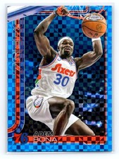 2025-26 Topps Chrome #183 Adem Bona Blue X-Fractor