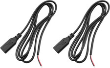 USB Type-C Pigtail Cable 2PCS 1M/3.2Ft 22AWG USB-C Plug to 2 Pin Bare
