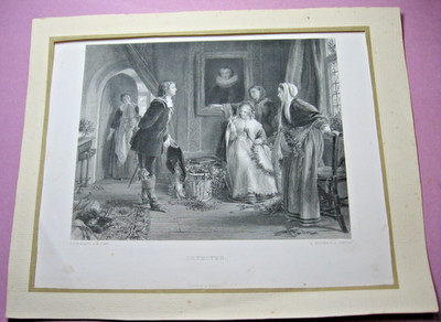 ''Detected'' Artwork by J.C. Horsley  1878 Engraving