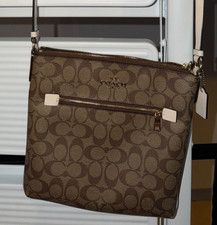 Coach C1554 Womens Crossbody Rowan File Bag -...