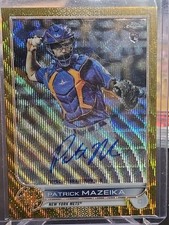 2022 chrome Patrick Mazeka auto gold wave refractor  06/50