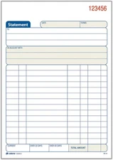 Tops Adams Statement Book, 2-Part 50 Sets (Pack of 3), White/Canary 