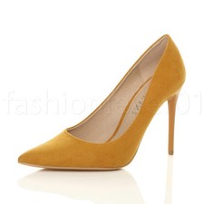WOMENS LADIES HIGH HEEL WEDDING PARTY BRIDESMAID EVENING POINTED COURT SHOES
