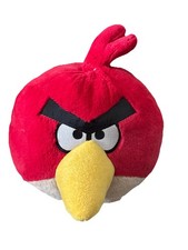 Angry Birds Red Plush 9" Stuffed Animal Bird Rovio Commonweatlh 2010 Retired