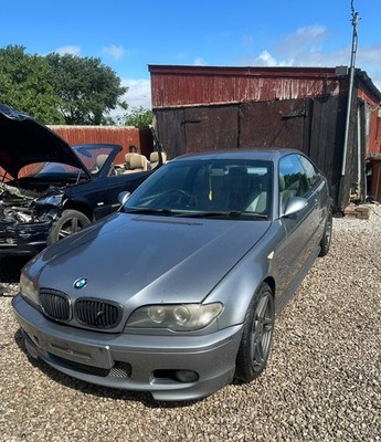 Breaking BMW E46 M54b22 Facelift Manual AC Schnitzer Parts Silbergrau 