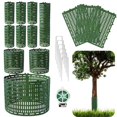 Tree Guards Trunk Protector With Twist Ties Resizable Bark Damage 18 PCS