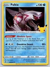 Carta Pokemon Palkia Holo rara celebrazioni 004/025 quasi nuova TCG