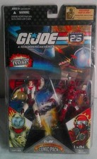 GI JOE 25TH ANNIVERSARY COMIC PACK CAPT. ACE AND WILD WEASEL NEW