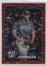 2024 Topps Series 1 Red Crackle Foil 160/199 Kyle Finnegan #153 1u6
