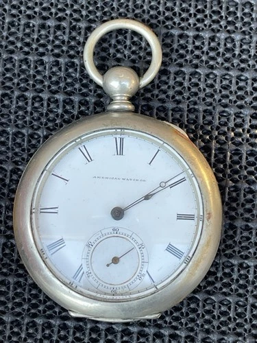 Antique Waltham Pocket Watch Wm Ellery 18s 15j Key Wind Model 1857 Gr A.T. & Co.