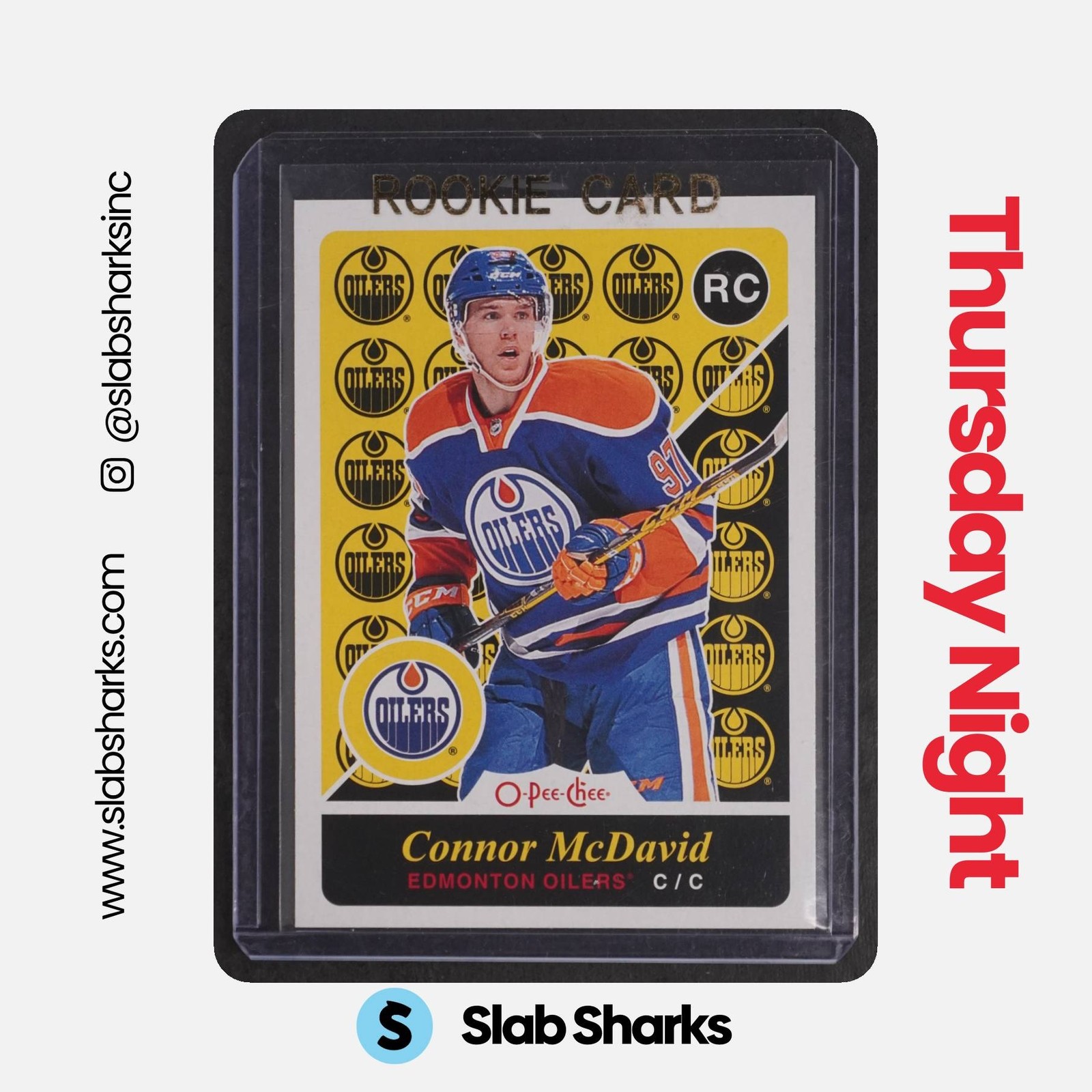 2015 UPPER DECK #U11 CONNOR MCDAVID O-PEE-CHEE UPDATE RETRO RC ROOKIE