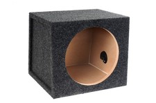 12 in Single Compact Sealed Subwoofer Enclosure Precision CNC-Cut, Premium MDF C