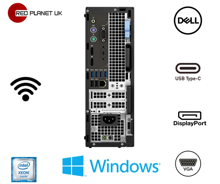 Dell Precision 3430 SFF  Xeon E-2124 @ 3.3GHZ 8GB RAM 256GB SSD Win 11 Pro - Image 3 of 4