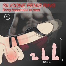 Reusable Penis-Extender-Enlarger-Male Enhancer Ball-Stretcher-Sleeve-Girth-Ring