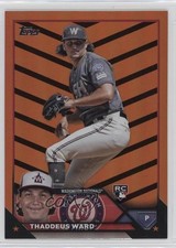 2023 Topps Update Orange & Black Foil Thad Ward Thaddeus Ward #US111 0c4