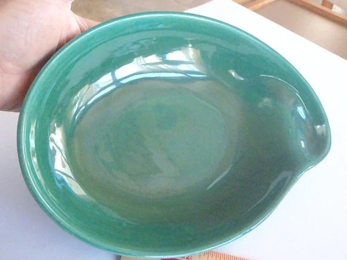 Vintage Eva Zeisel Red Wing Town & Country Blue Green Bowl Tray 11" x 8"