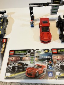 LEGO Speed Champions (75874) + (7587) Drag Race - Complete Except Box