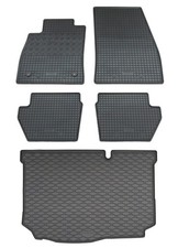 Gummi Fußmatten Kofferraumwanne für Ford Fiesta 8 2017-2023 Gummimatten